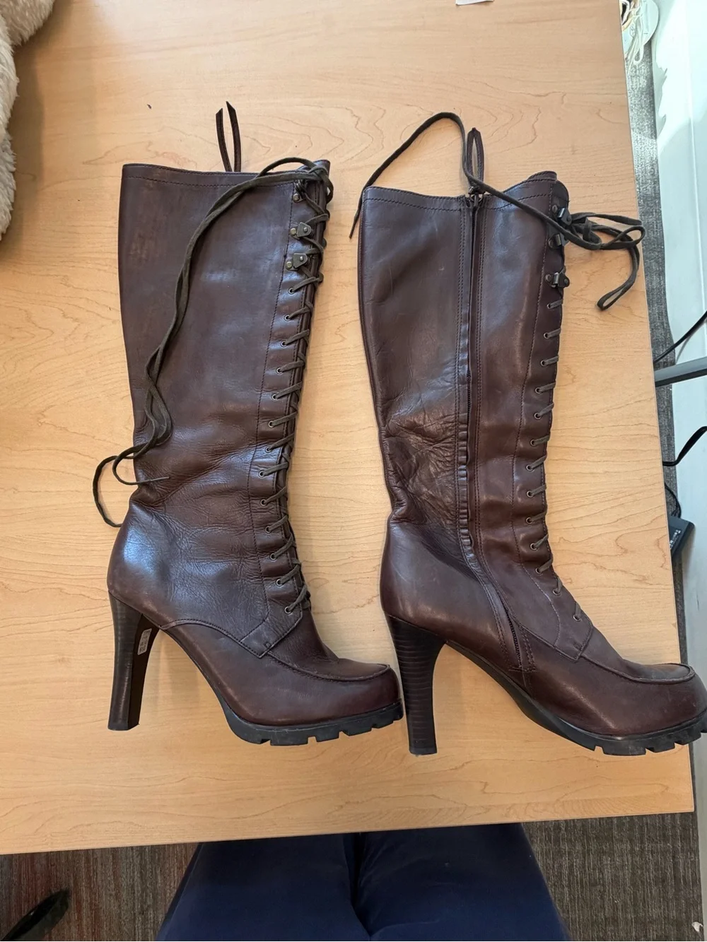 Lauren Ralph Lauren tall leather